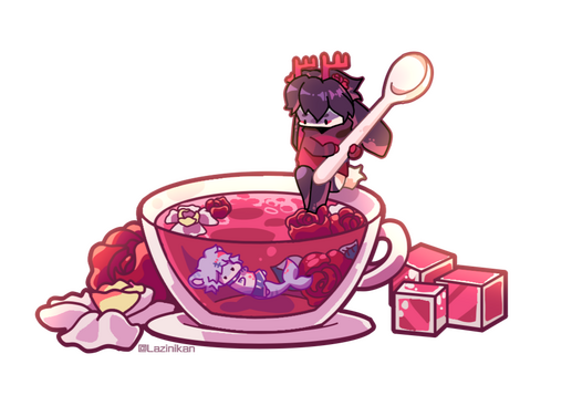 Tea Time - Personal Art, 2023.